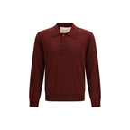 Valentino Bordeaux Wool Oves Aries Polo Shirt Valentino
