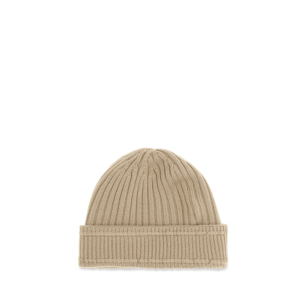 Burberry Beige Wool Oves Aries Beanie Burberry
