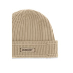 Burberry Beige Wool Oves Aries Beanie Burberry