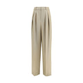 Saint Laurent Beige Wool Oves Aries Dress Pants Saint Laurent