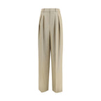 Saint Laurent Beige Wool Oves Aries Dress Pants Saint Laurent