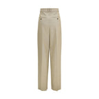 Saint Laurent Beige Wool Oves Aries Dress Pants Saint Laurent