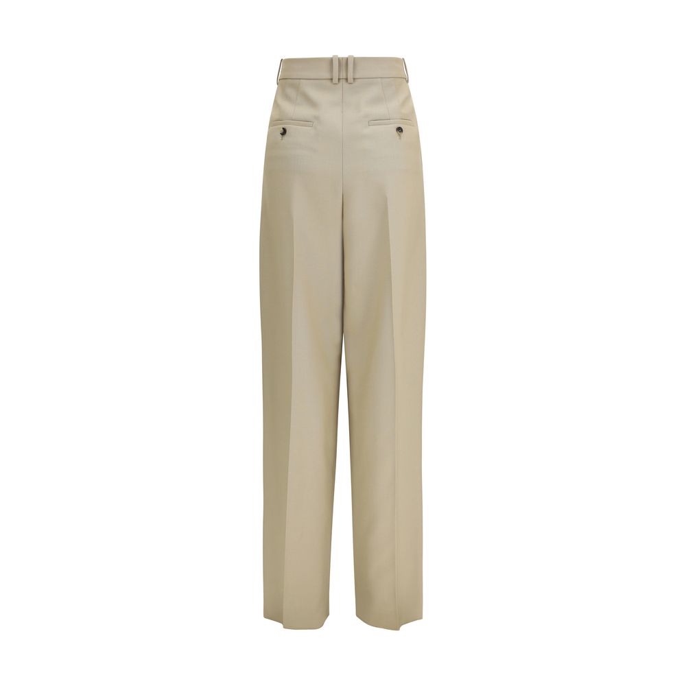 Saint Laurent Beige Wool Oves Aries Dress Pants Saint Laurent
