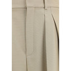 Saint Laurent Beige Wool Oves Aries Dress Pants Saint Laurent