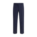Fendi Blue Wool Oves Aries Dress Pants Fendi