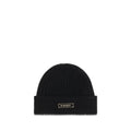 Burberry Black Wool Oves Aries Beanie Burberry