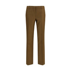 Burberry Brown Wool Oves Aries Dress Pants Burberry