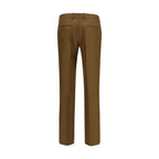 Burberry Brown Wool Oves Aries Dress Pants Burberry