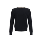 Burberry Black Wool Oves Aries Sweatshirt Burberry