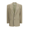 Saint Laurent Beige Wool Oves Aries Blazer Saint Laurent