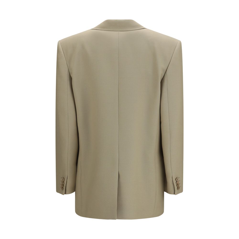 Saint Laurent Beige Wool Oves Aries Blazer Saint Laurent