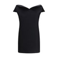 Balenciaga Black Wool Oves Aries Cocktail Dress Balenciaga