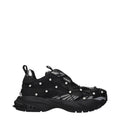Versace Black Fabric Sneakers Versace