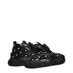 Versace Black Fabric Sneakers Versace