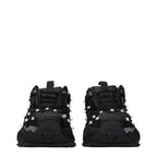 Versace Black Fabric Sneakers Versace