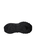 Versace Black Fabric Chunky Sneakers Versace