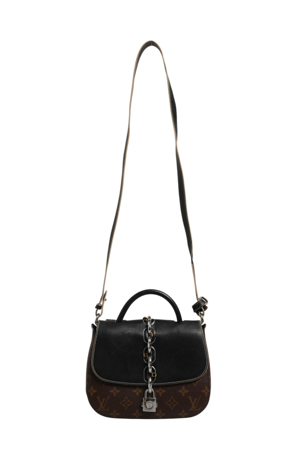Louis Vuitton Calfskin Monogram Chain It Bag PM Black Louis Vuitton