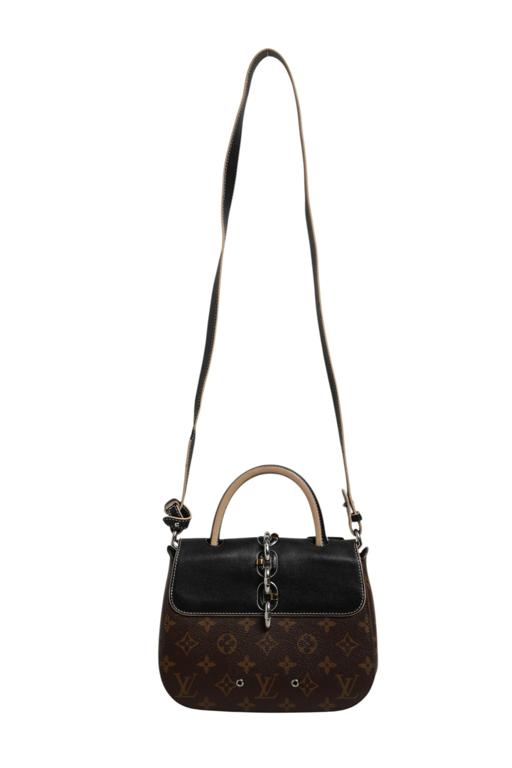 Louis Vuitton Calfskin Monogram Chain It Bag PM Black Louis Vuitton