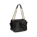 Saint Laurent Black Calf Leather Bos Taurus Shoulder Bag Saint Laurent