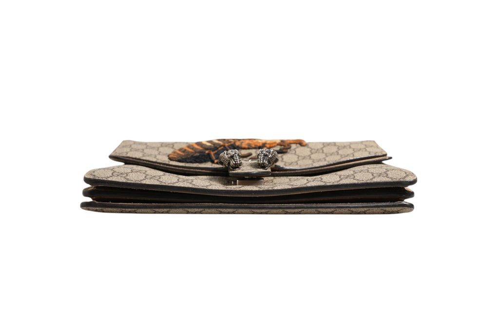 Gucci Supreme Monogram Bee Embroidered Shoulder Bag Gucci