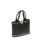 Valentino Garavani Black Calf Leather Bos Taurus Handbag Valentino Garavani