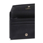 Valentino Garavani Black Calf Leather Bos Taurus Wallet Valentino Garavani