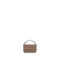 Valentino Garavani Beige Calf Leather Bos Taurus Shoulder Bag Valentino Garavani