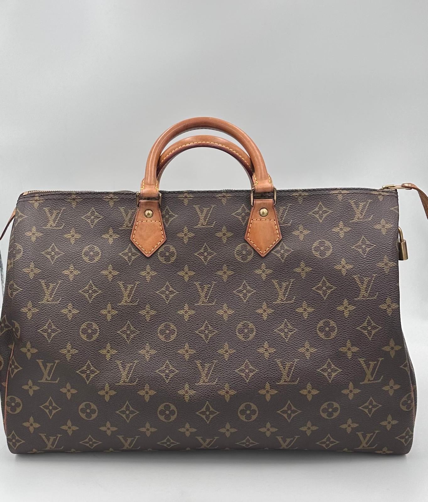 Louis Vuitton LOUIS VUITTON Speedy 40 Monogram Handbag Louis Vuitton