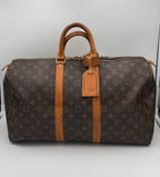 Louis Vuitton LOUIS VUITTON KEEPALL 45 Monogram Handbag Louis Vuitton