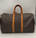 Louis Vuitton LOUIS VUITTON KEEPALL 45 Monogram Handbag Louis Vuitton