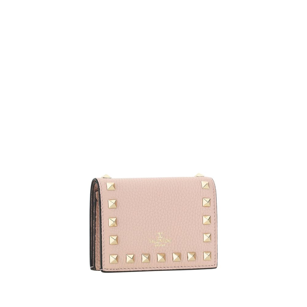 Valentino Garavani Multicolor Calf Leather Bos Taurus Wallet Valentino Garavani