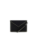 Valentino Garavani Black Calf Leather Bos Taurus Wallet Valentino Garavani
