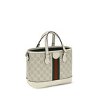 Gucci White Fabric Shoulder Bag Gucci