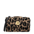 Versace Brown Wool Shoulder Bag Versace
