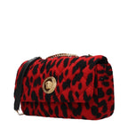 Versace Red Wool Shoulder Bag Versace