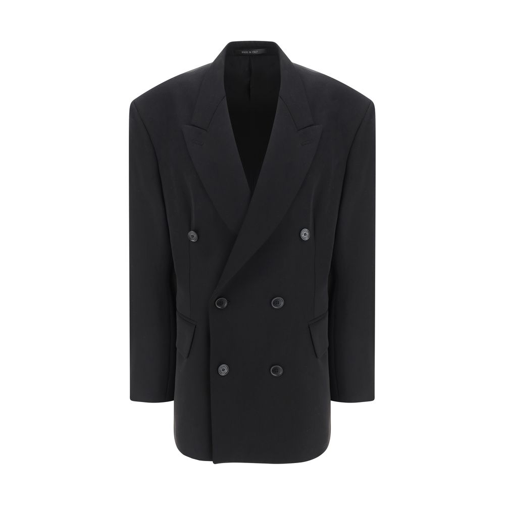 Balenciaga Black Wool Oves Aries Blazer Balenciaga