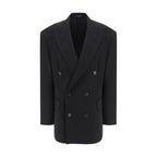 Balenciaga Black Wool Oves Aries Blazer Balenciaga
