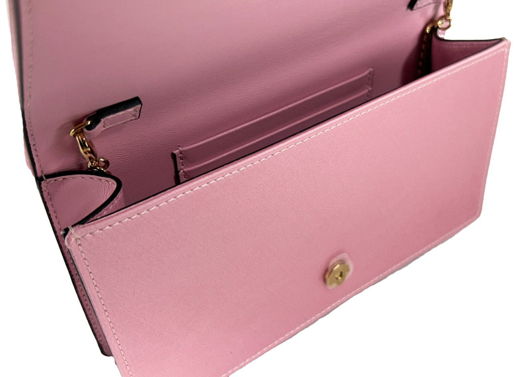 Versace Medusa Crystal Satin Mini Chain Crossbody Bag Purse Versace