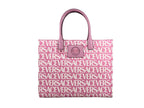 Versace Medusa Large Canvas Large Tote Bag Baby Pink Versace
