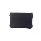 Burberry Peyton Monogram Black Leather Pouch Crossbody Bag Purse Burberry