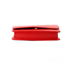 Burberry Hampshire Small Red Embossed Logo Smooth Leather Crossbody Bag Burberry