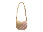 Burberry Mini Check Rocking Horse Crossbody Bag Purse Burberry