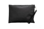 Versace Large Black Nylon Fabric Medusa Convertible Pouch Clutch Wristlet Bag Versace