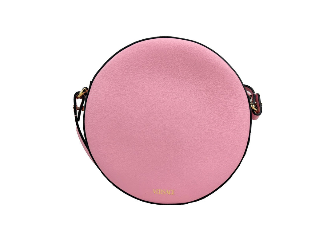 Versace Round Disco Leather Camera Case Crossbody Bag Versace