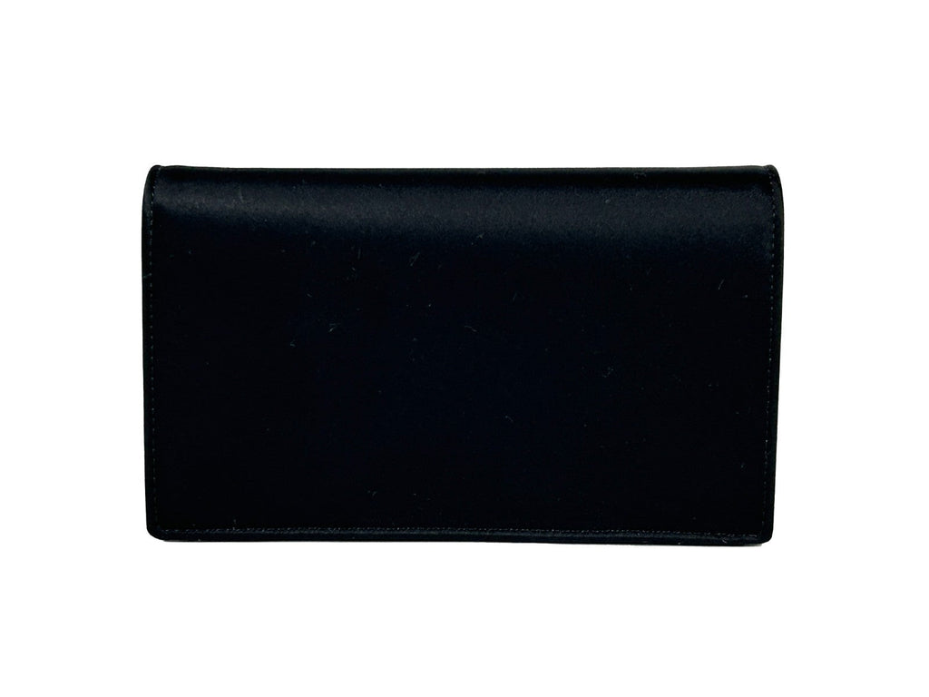 Versace Mini Chain Black Crossbody Wallet Bag Versace