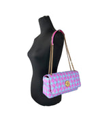 Versace Wool Lurex Medium Shoulder Crossbody Bag Versace