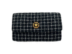Versace Wallet On A Chain Fabric Black Crossbody Bag Versace