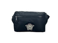 Versace Medusa Black Nylon Belt Bag Waist Fanny Pack Purse Versace