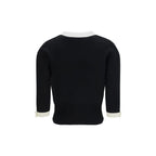 Valentino Black Cotton Cardigan Valentino