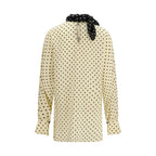 Valentino Beige Silk Blouse Valentino